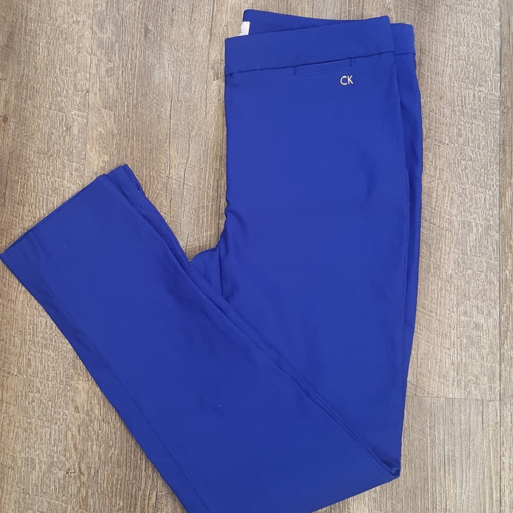 Calvin Klein Royal Blue Ankle Pant Size 4